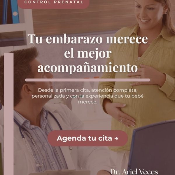 Control prenatal con Dr. Ariel Veces — Instagram post